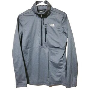The North Face Women Size M Gray Blue 1/2 Zip Pullover